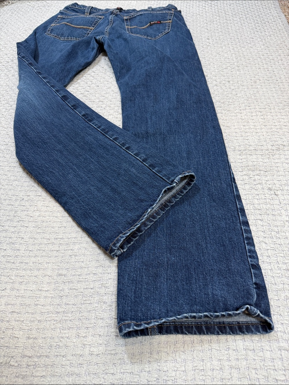 Mens Ariat Fire Resistant M7 Slim Straight Leg Jean Calville Sales Sample Jeans - Picture 4 of 15